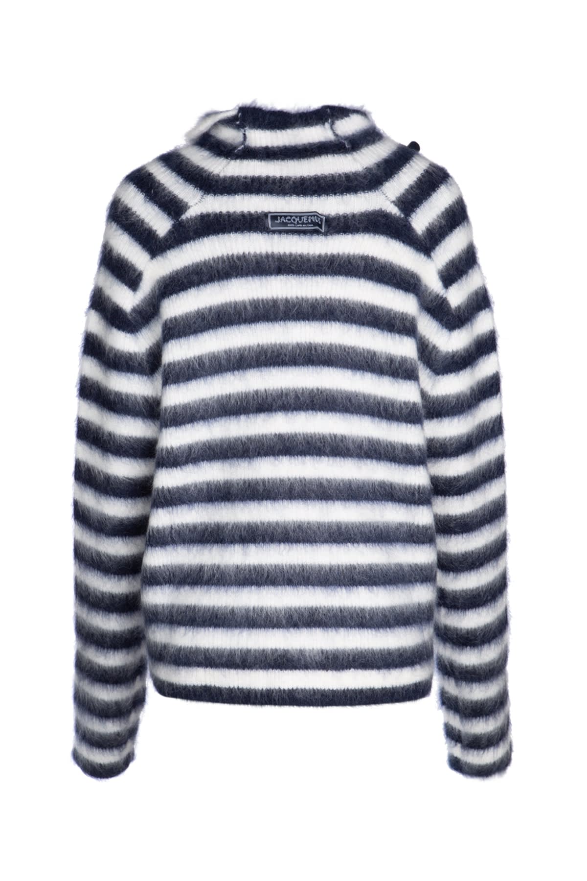 Shop Jacquemus Le Pull Marina In Multinavy