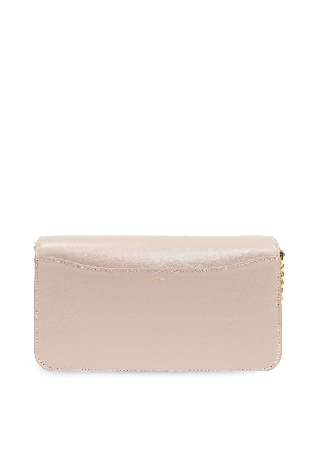 Shop Golden Goose Chain-linked Shoulder Bag In Blush Pink