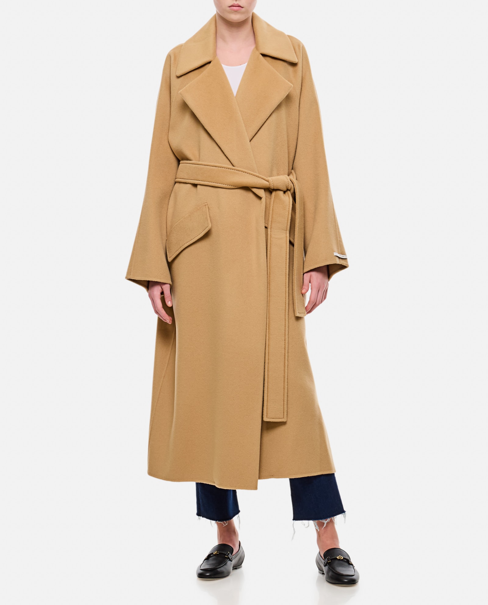 Shop Sportmax Orense Coat In Beige