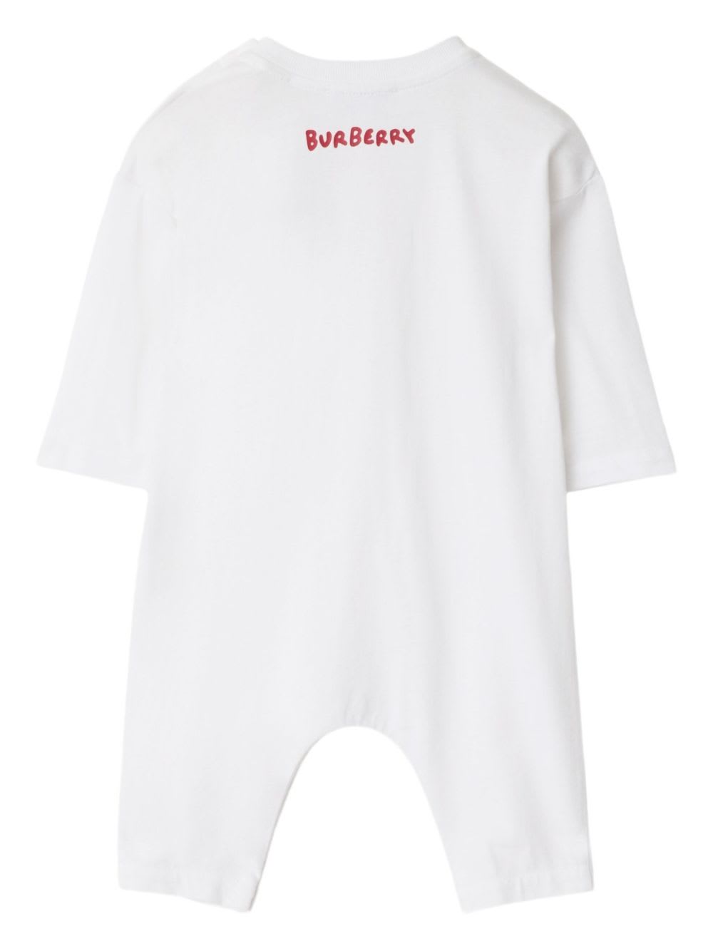 Burberry Thomas Bear Romper In White