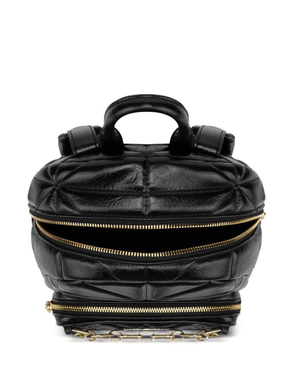 Shop Love Moschino Backpack In Black