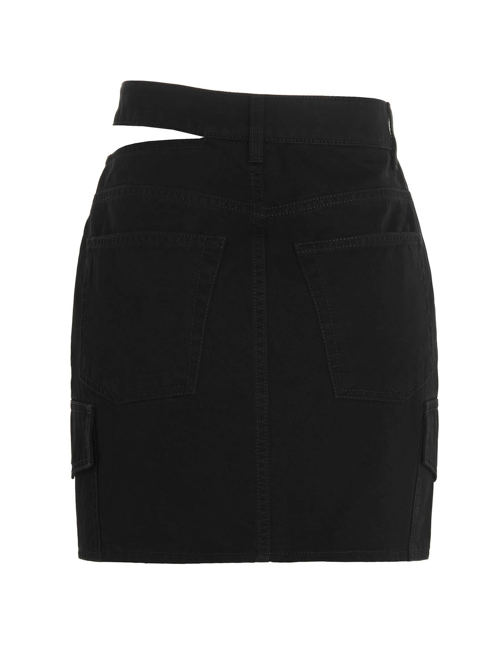 HERON PRESTON open Side Belt Skirt