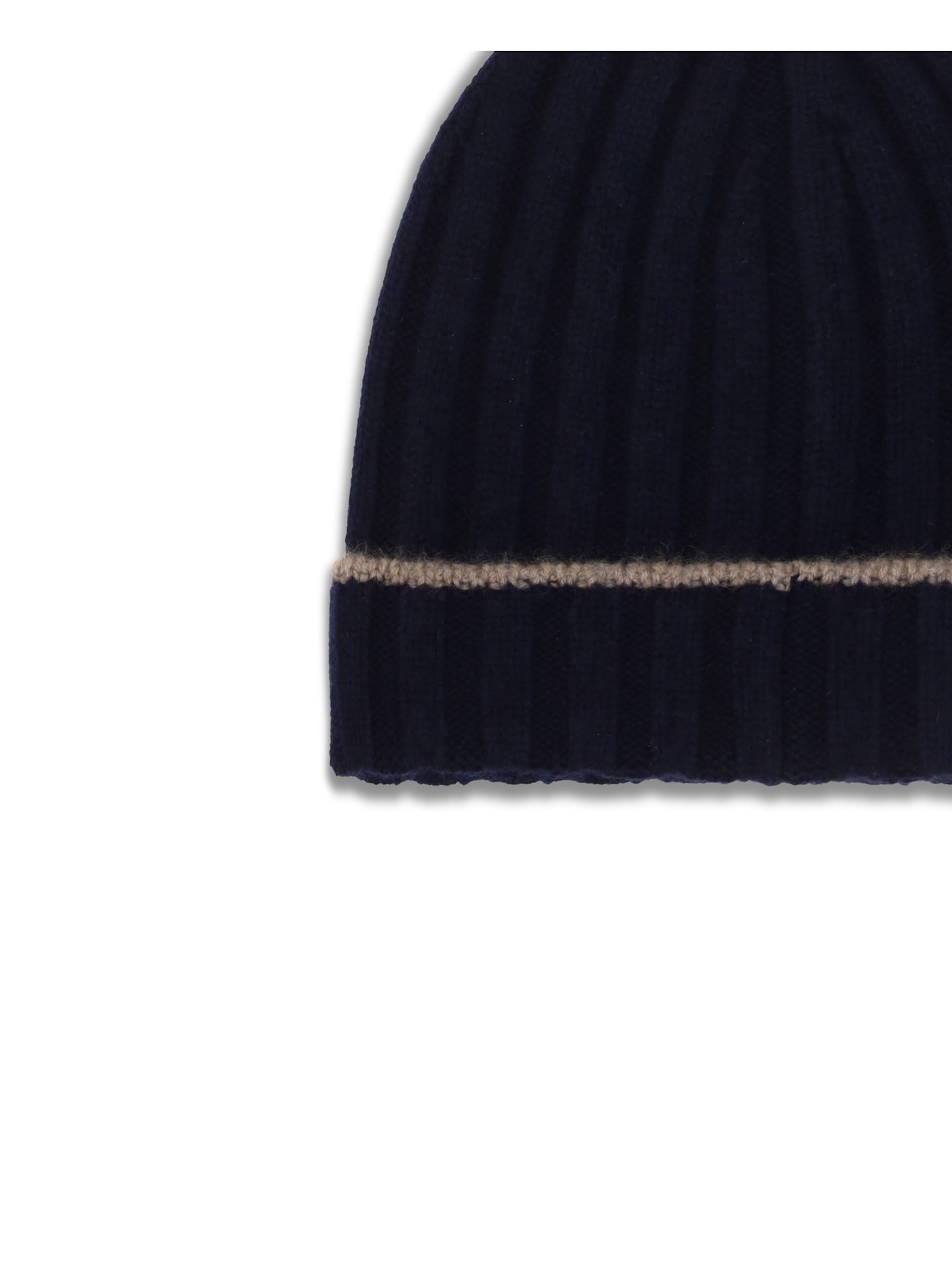Brunello Cucinelli Beanie Hat In Blue