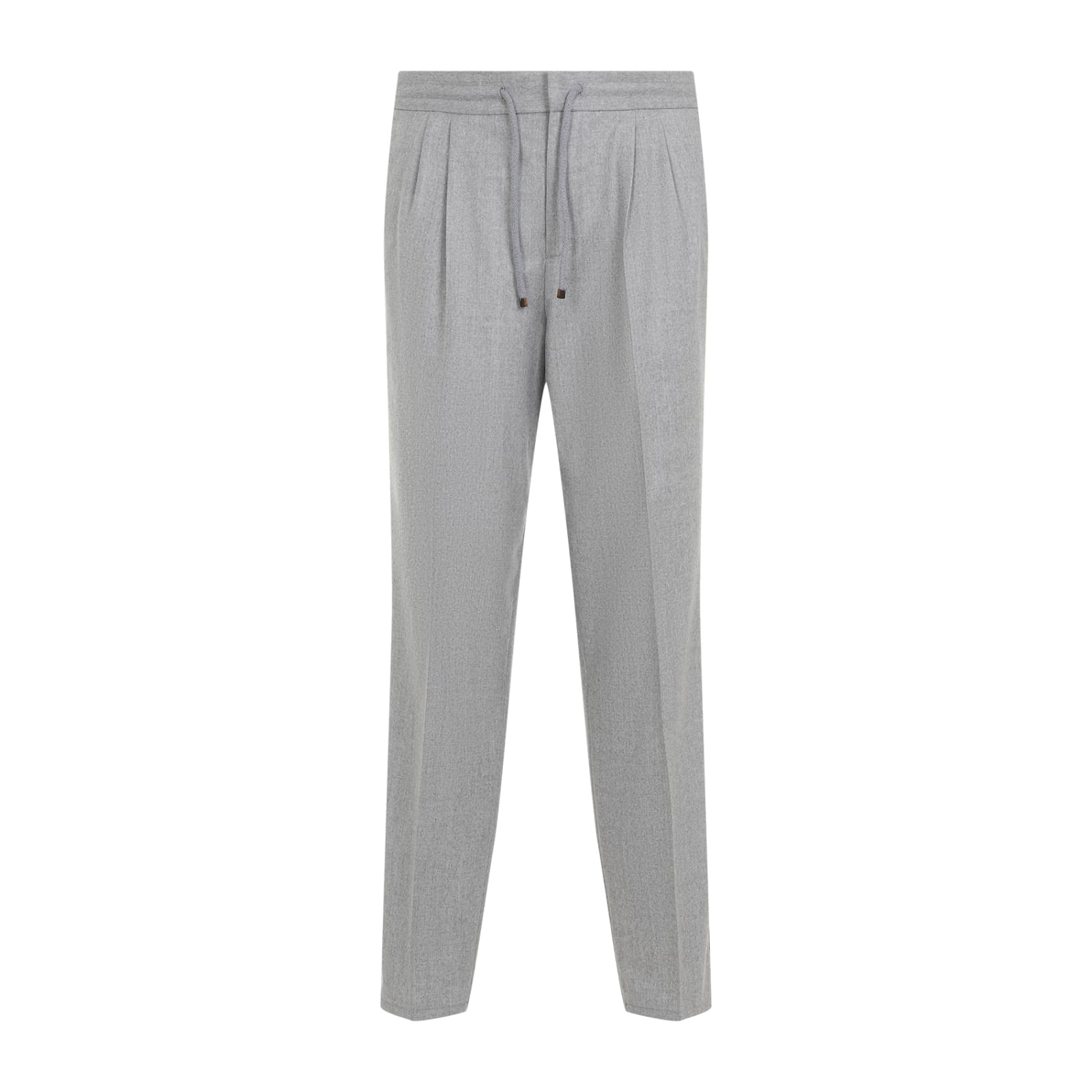 BRUNELLO CUCINELLI WOOL COULISSE JOGGING PANTS 