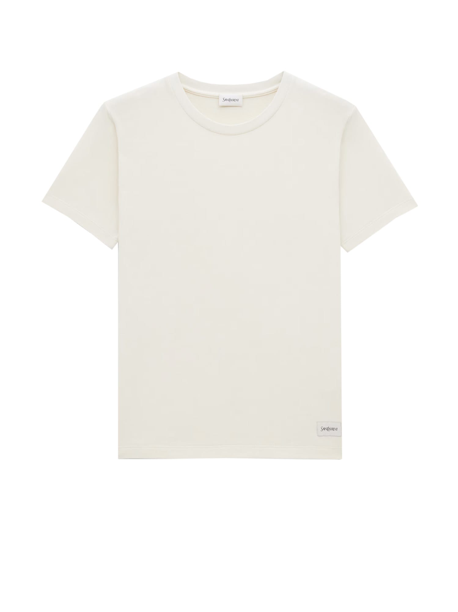 Shop Saint Laurent T-shirt In White