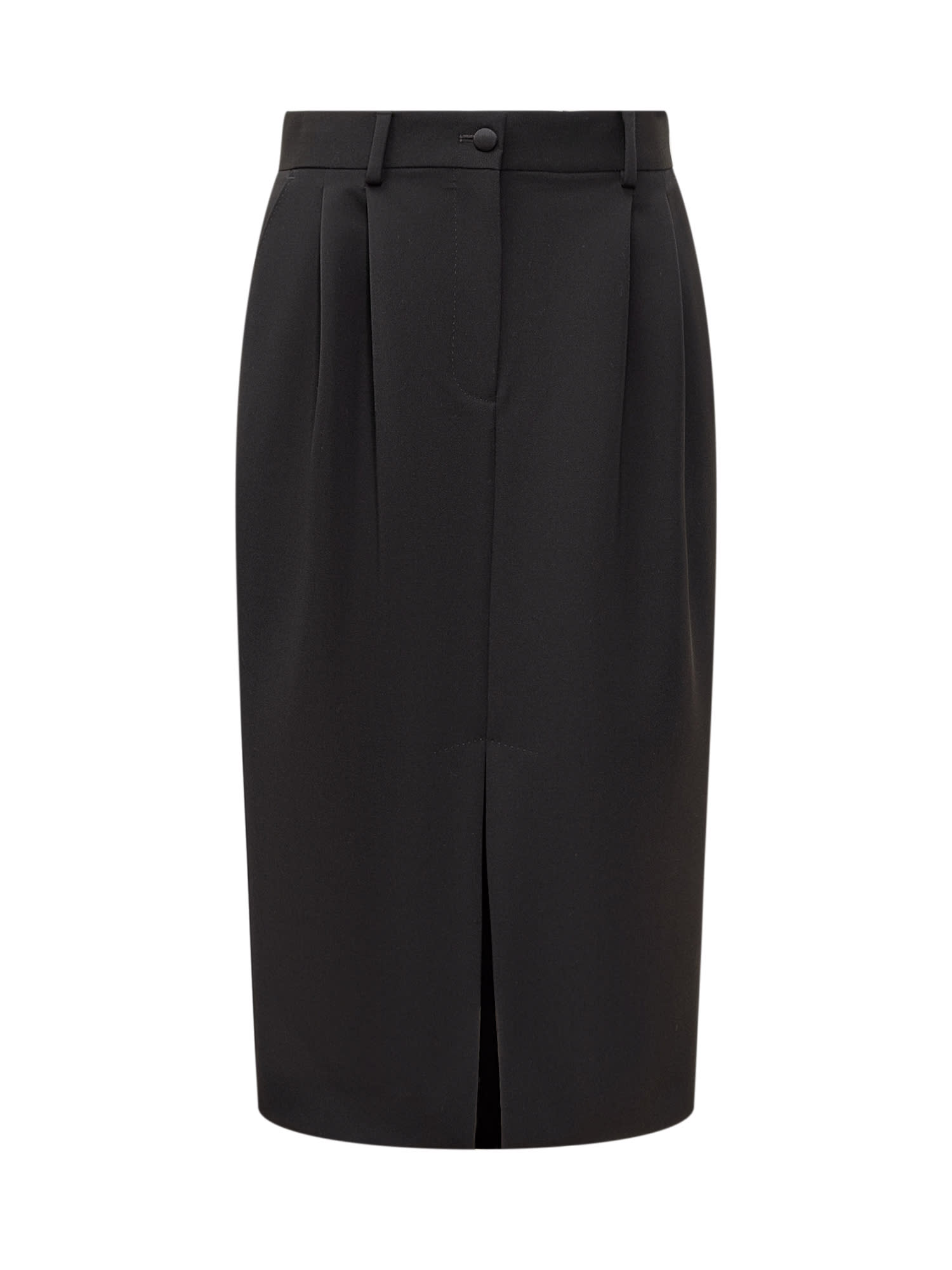 Shop Dolce & Gabbana Skirt In Nero