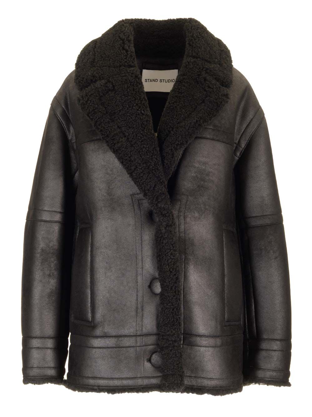 louisa Jacket In Eco Sheepskin