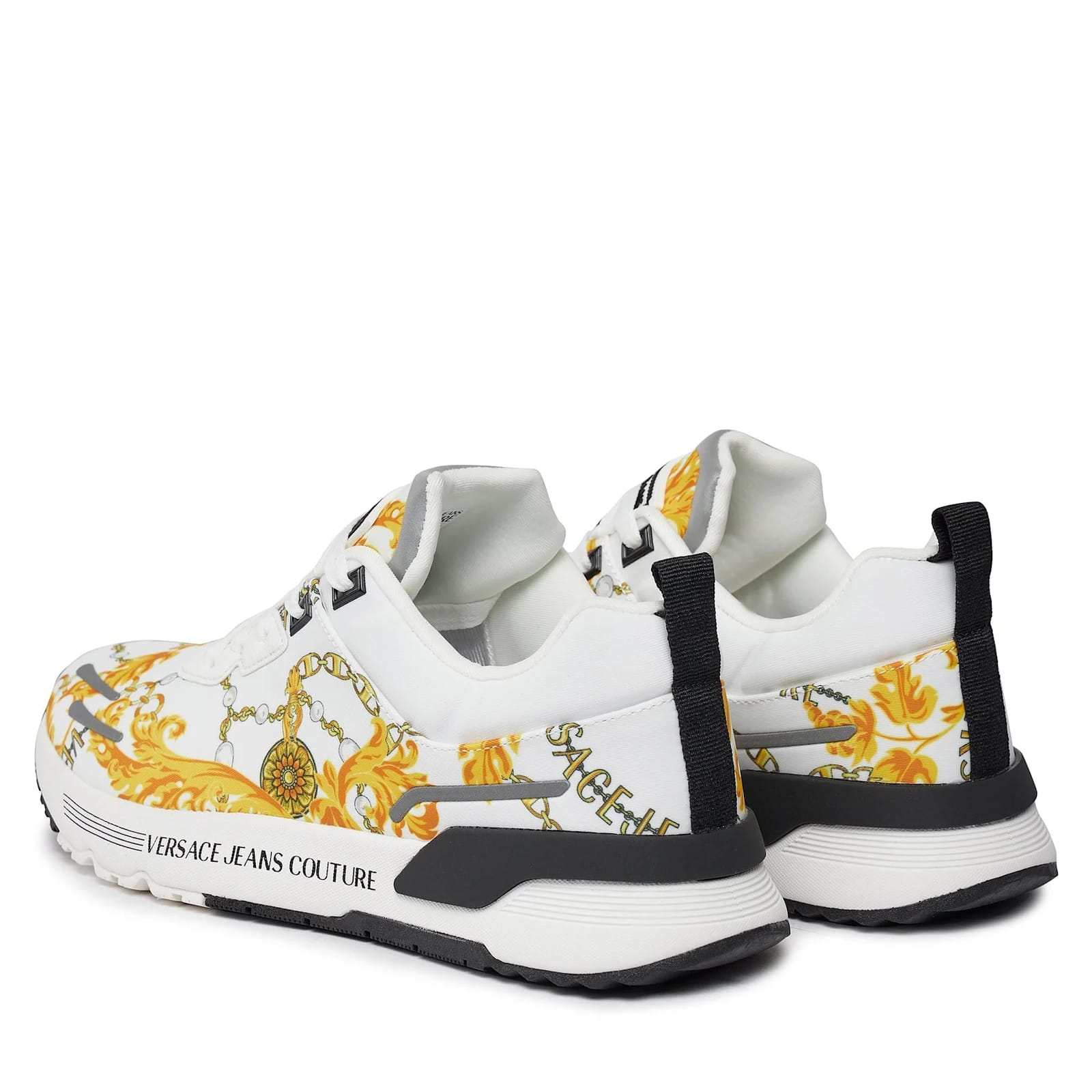 Shop Versace Jeans Couture White Low Top Sneakers