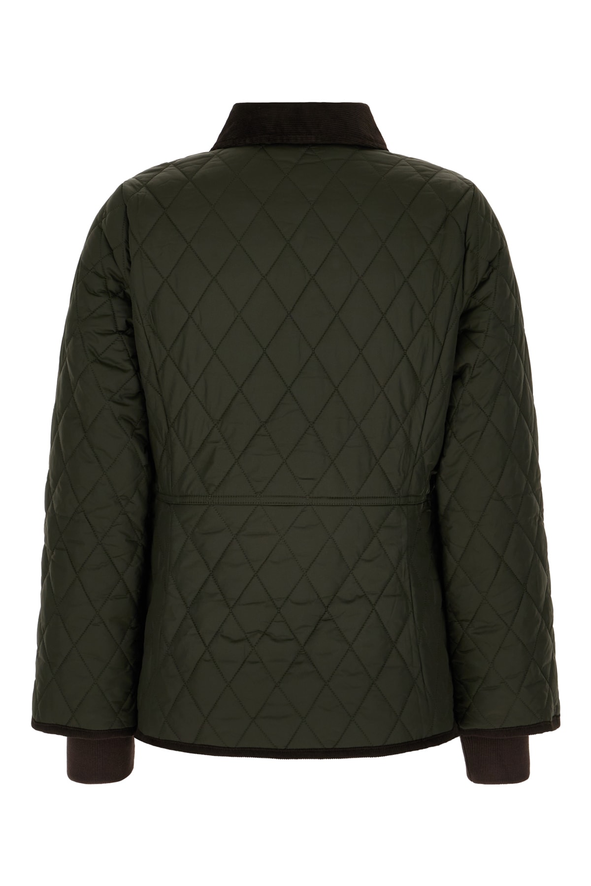 BARBOUR MILITARY GREEN NYLON BEADNELL PADDED JACKET 