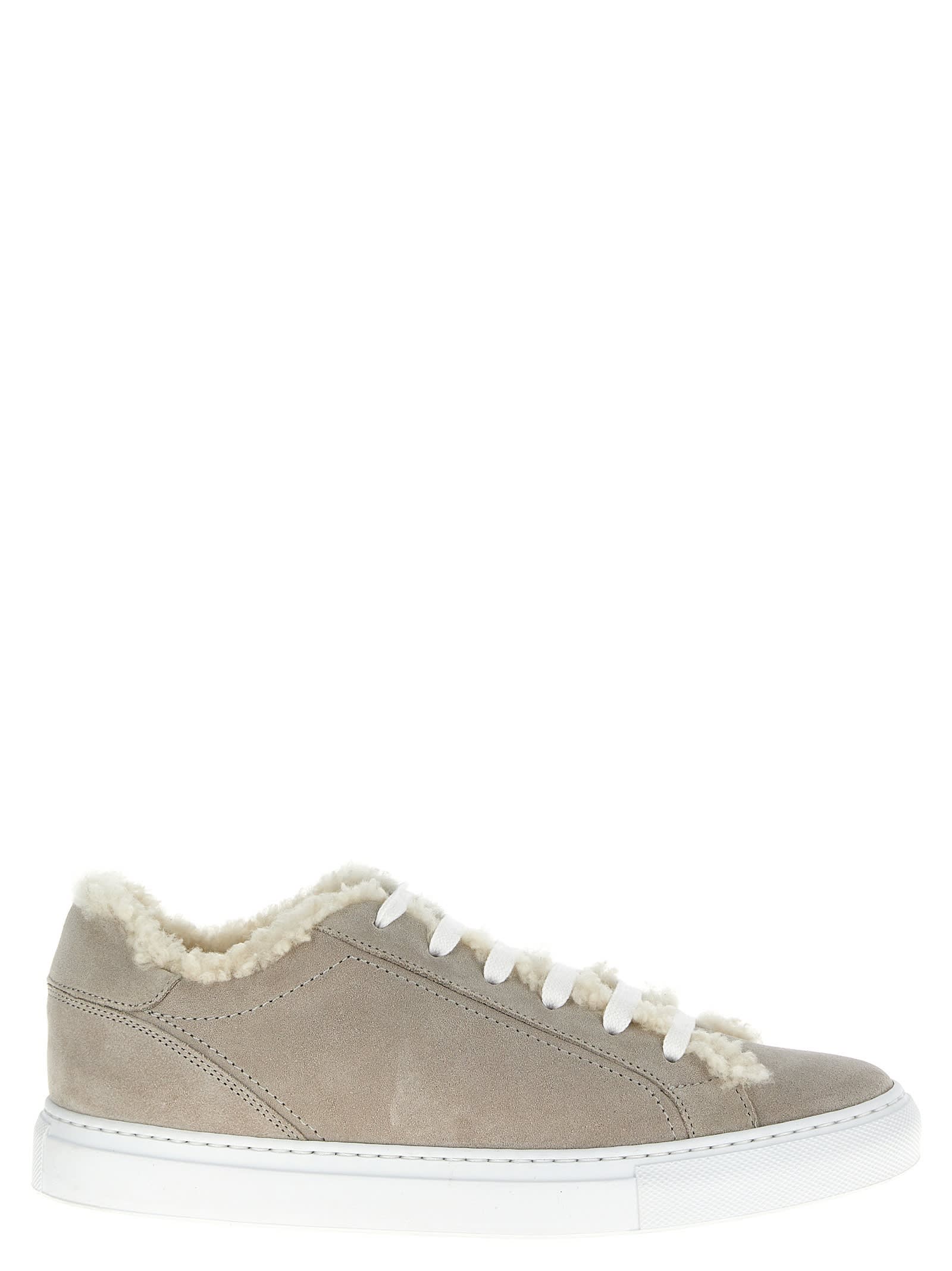 Suede Fur Sneakers