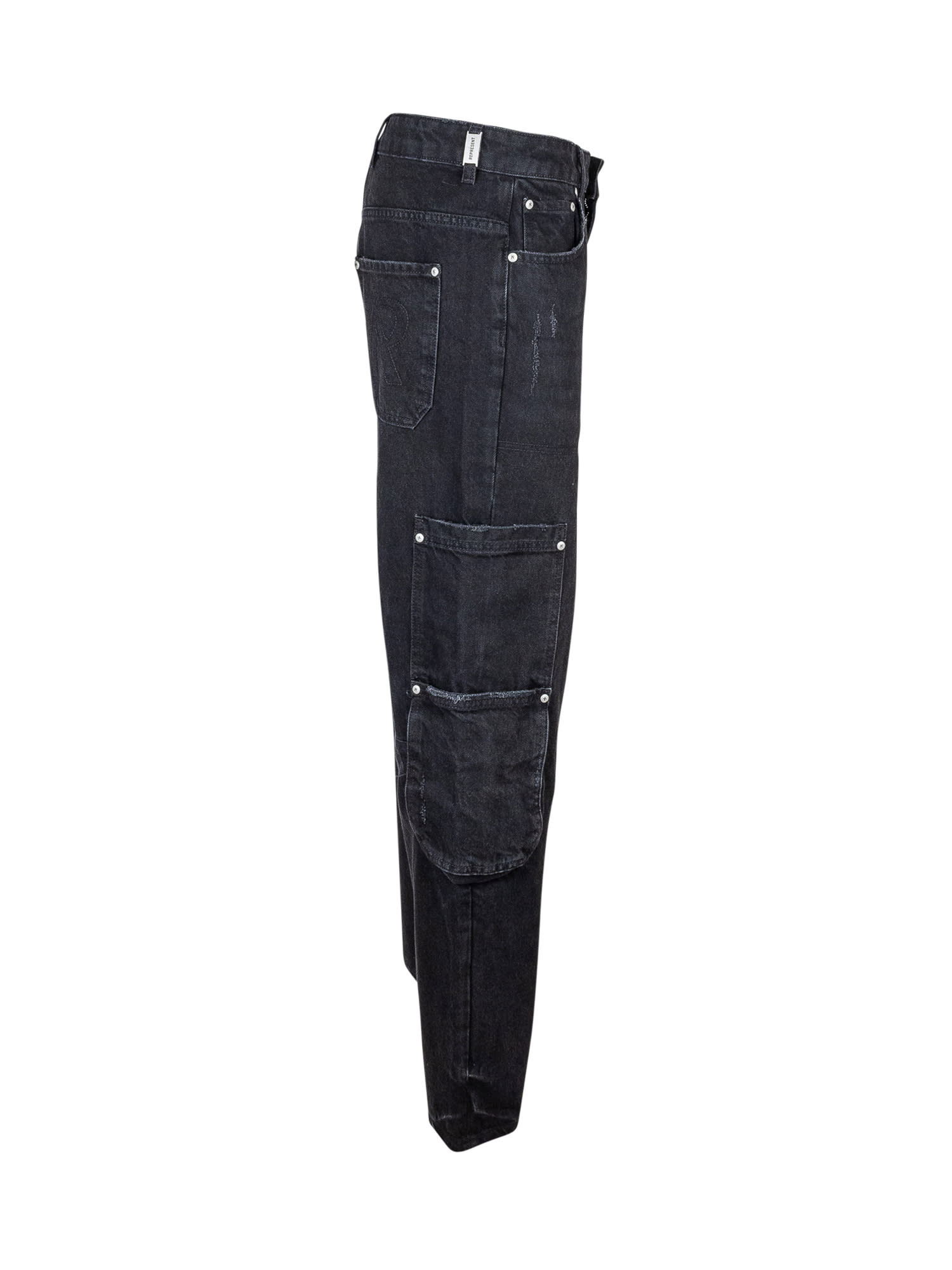 Shop Represent R3 Workshop Jeans In Black