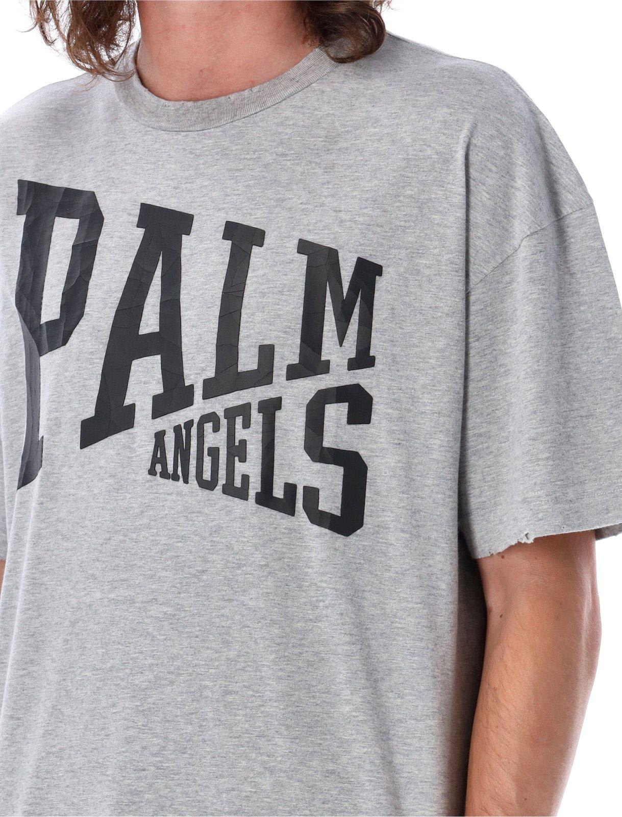 Palm Angels T-shirt In Grey Mel