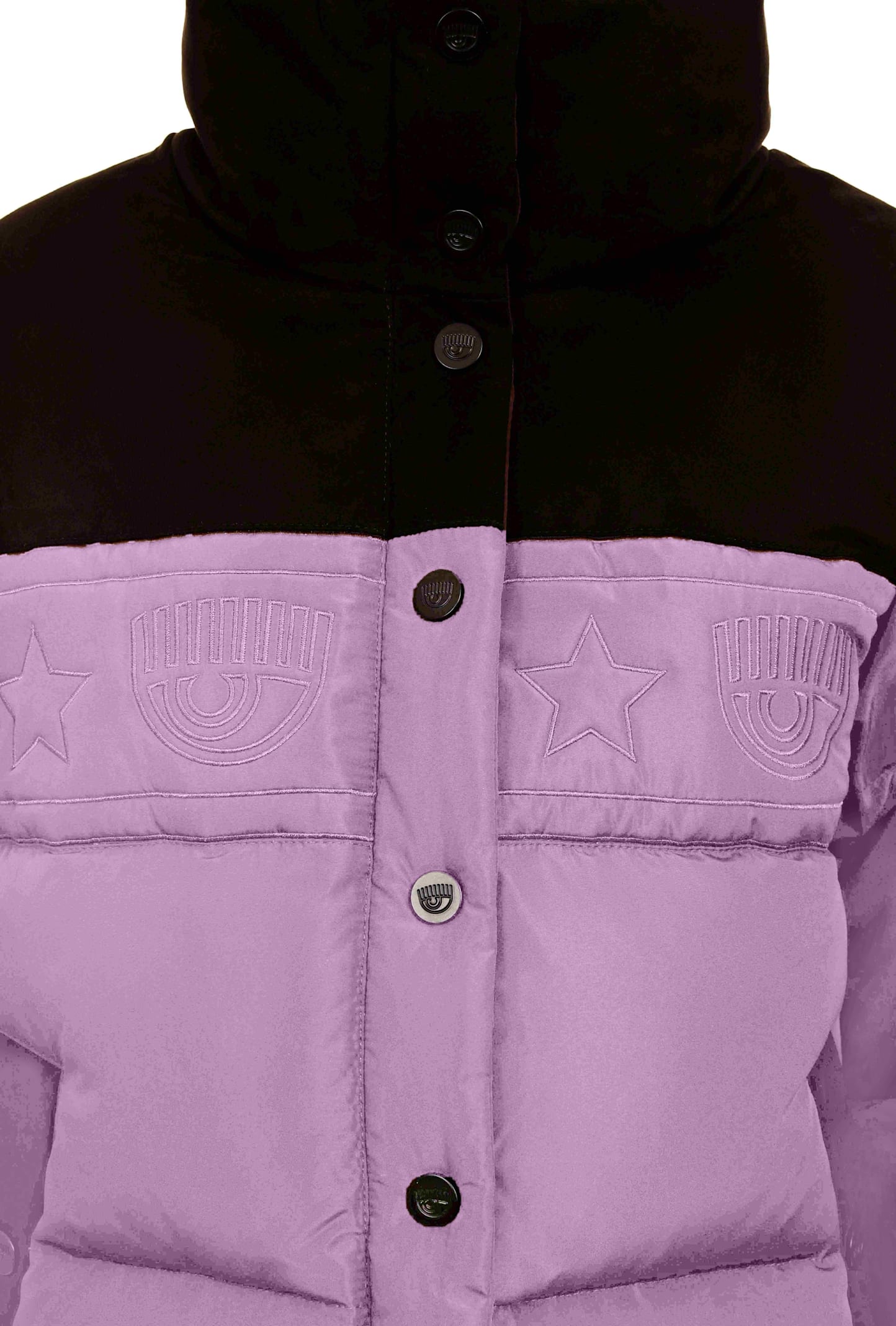 Chiara Ferragni Down Jacket In Purple