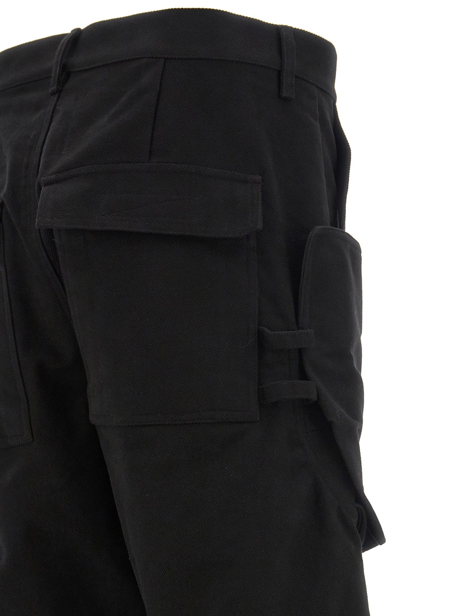 Shop Rick Owens Stefan Cargo Pants In Black