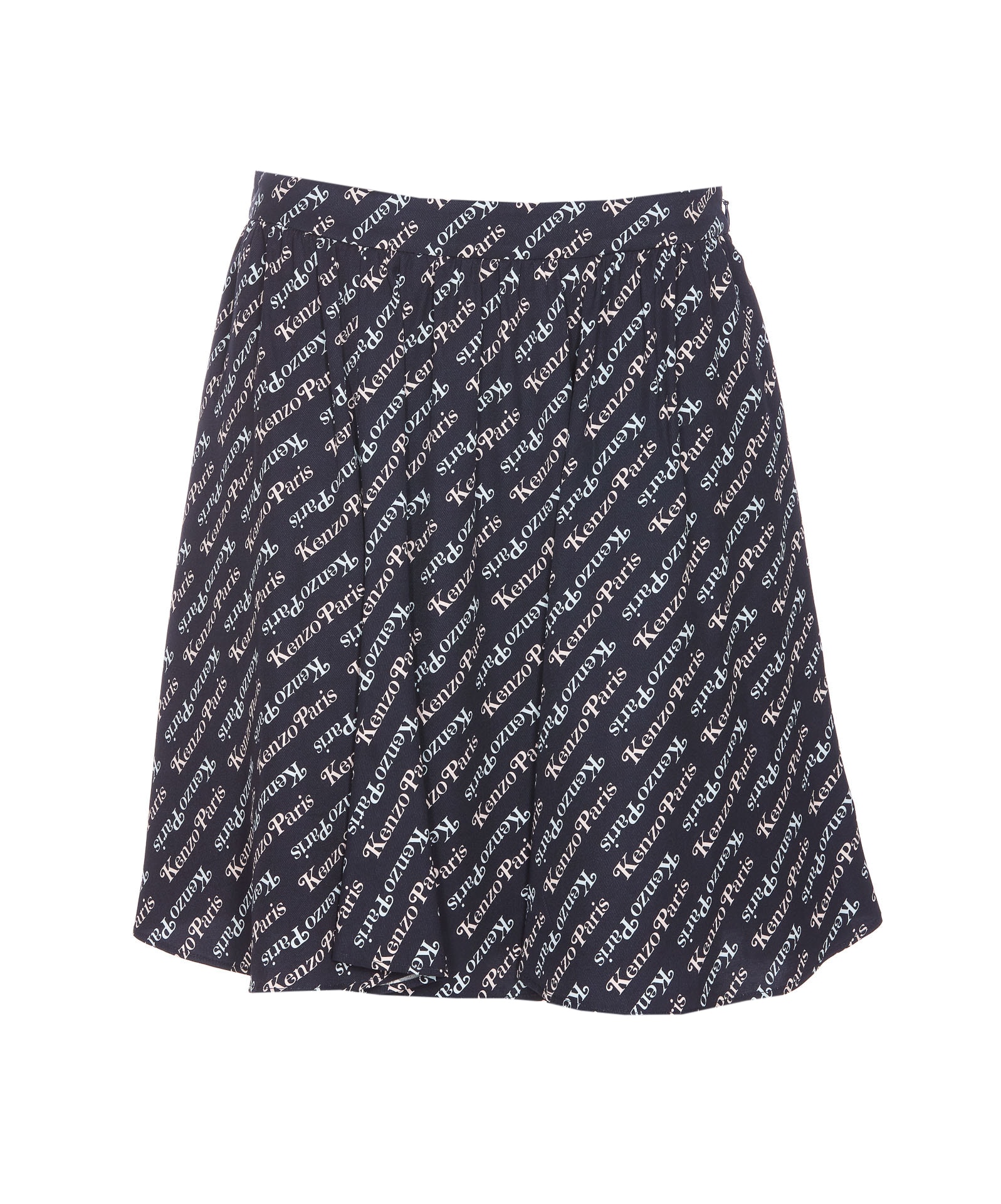 Shop Kenzo Verdy Small Skirt In Blue
