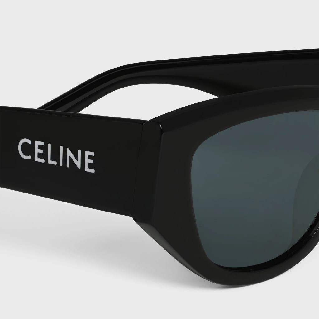 Shop Celine Cl40278i 01a Sunglasses