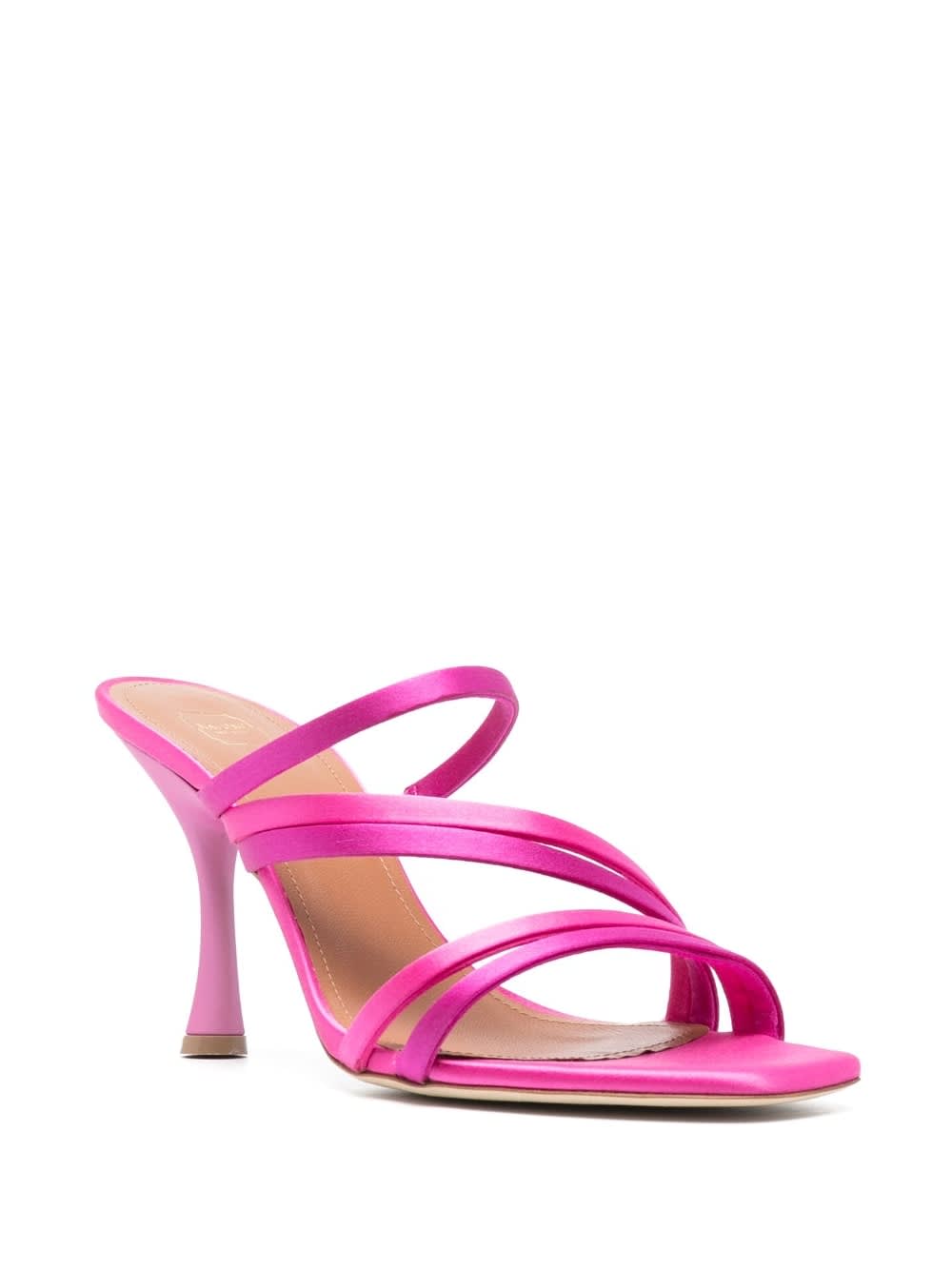 Malone Souliers Tami 90 Satin Mules In Pink