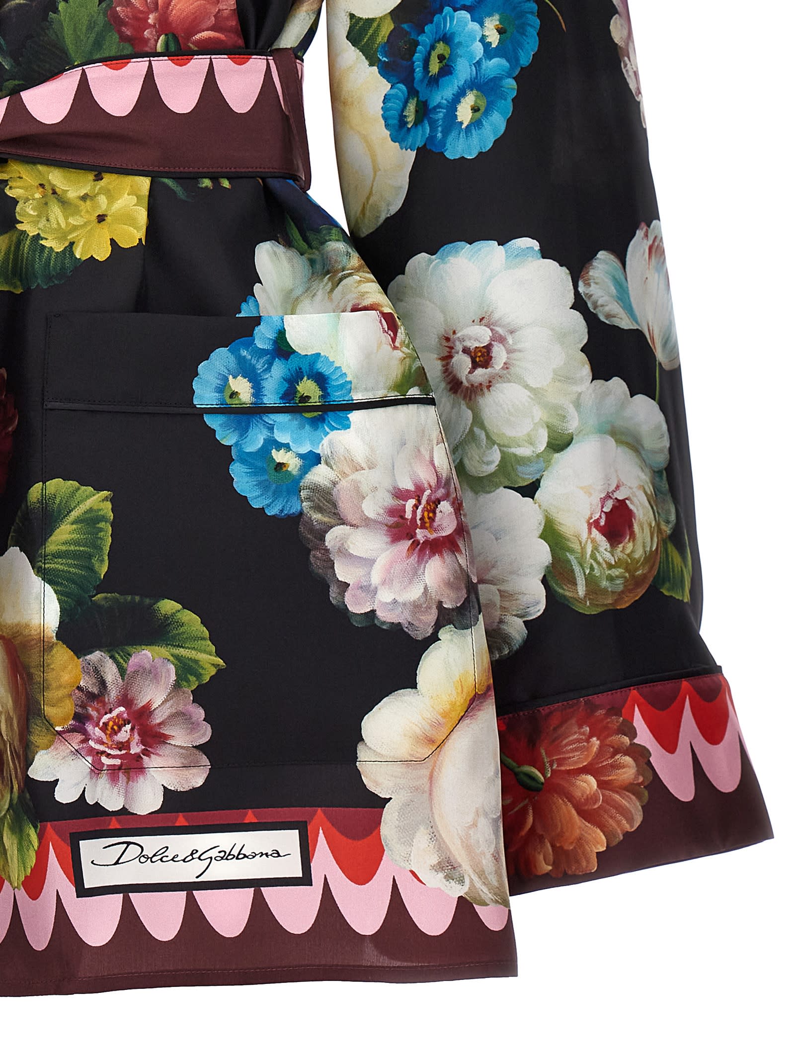Shop Dolce & Gabbana Giardino Shirt In Multicolor