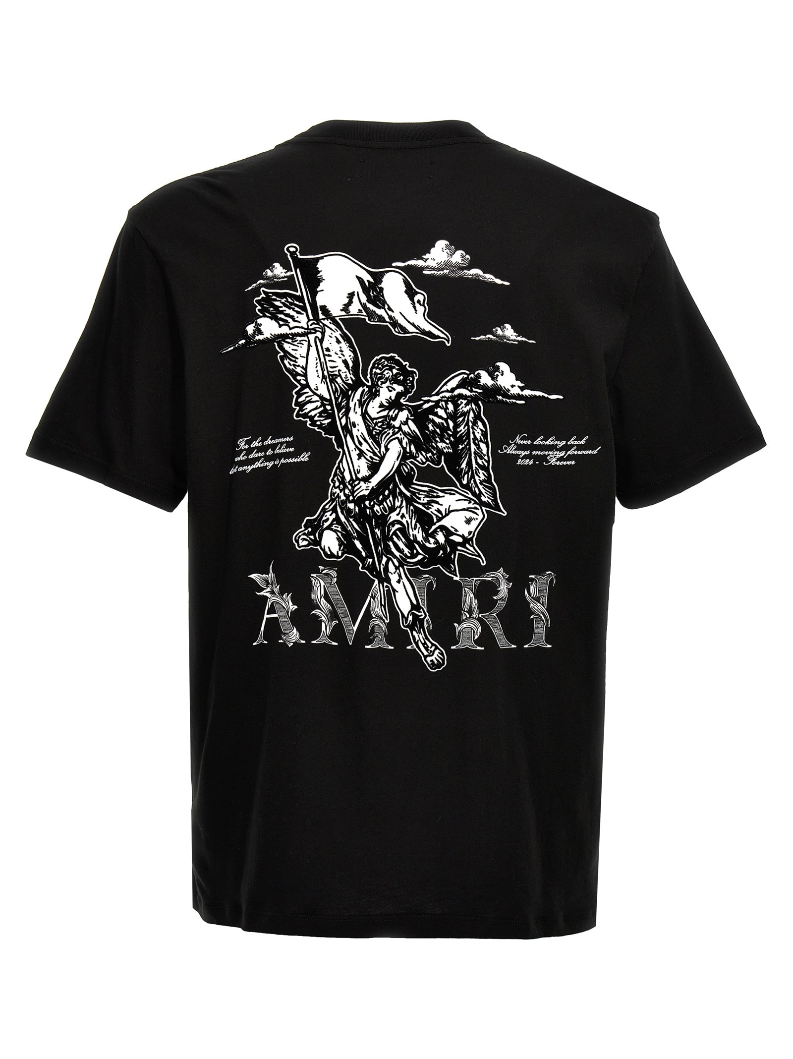Shop Amiri Angel T-shirt In Black