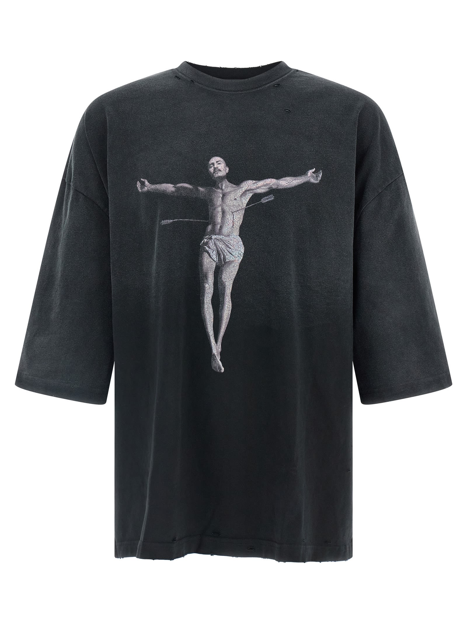 Willy Chavarria Tarantula Buffalo T-shirt In Gray