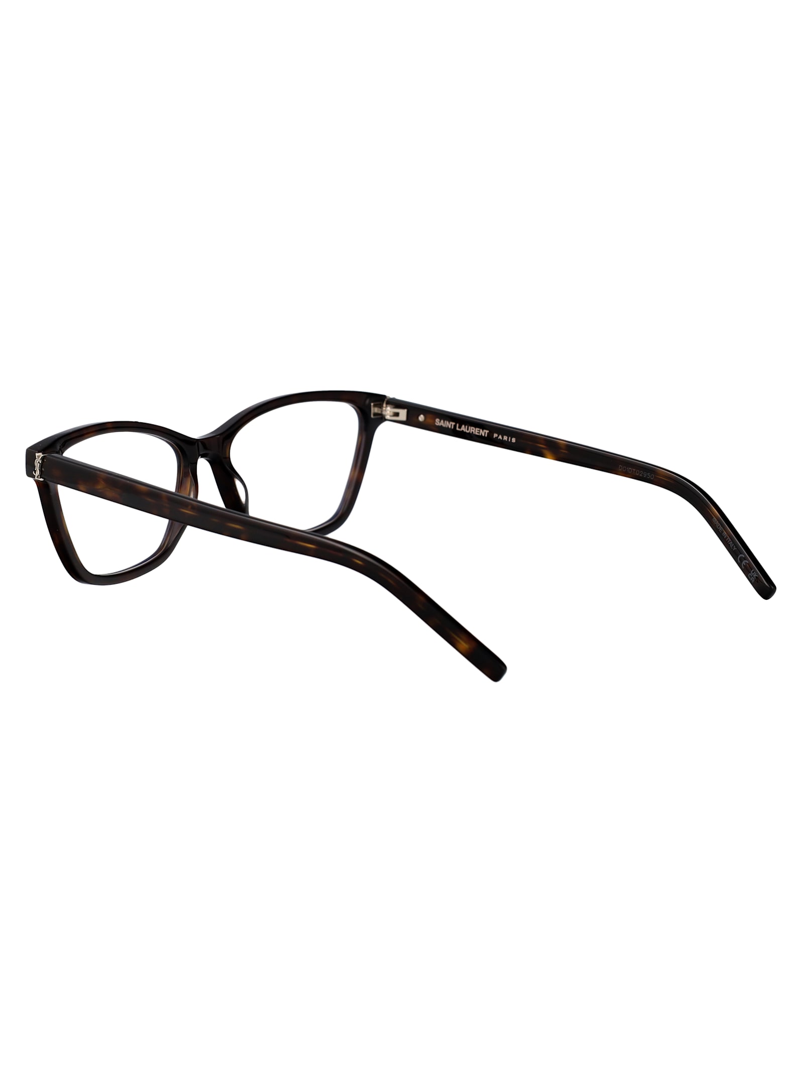 Saint Laurent Eyewear Optical In 006 Havana Havana Transparent