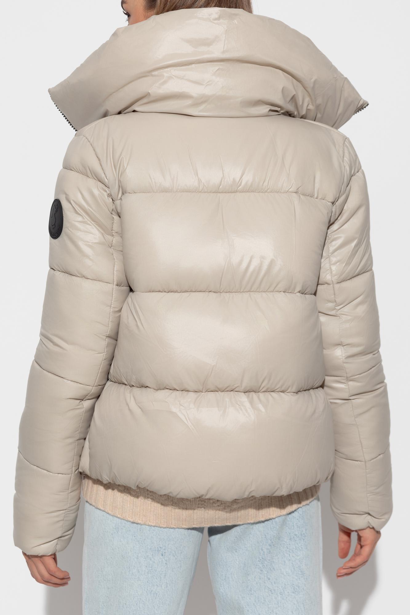 Shop Save The Duck Padded Jacket Isla In Rainy Beige