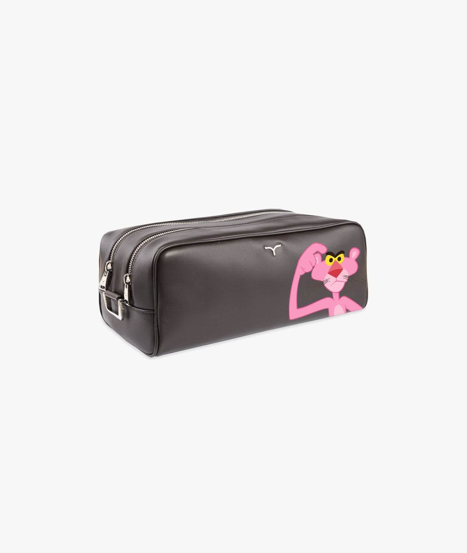 Larusmiani Nécessaire Pink Panther Luggage In Coffee