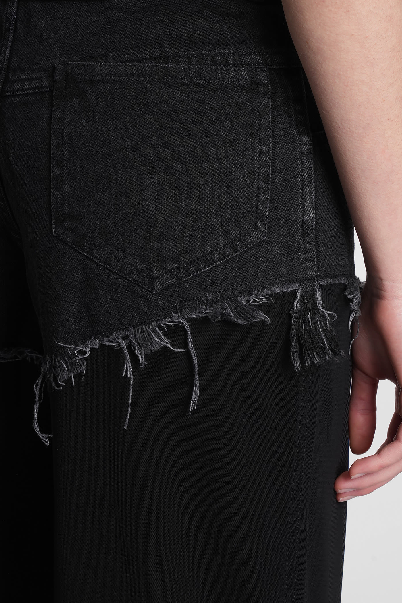 Christopher Esber Duke Splice Layered Straight Jeans In