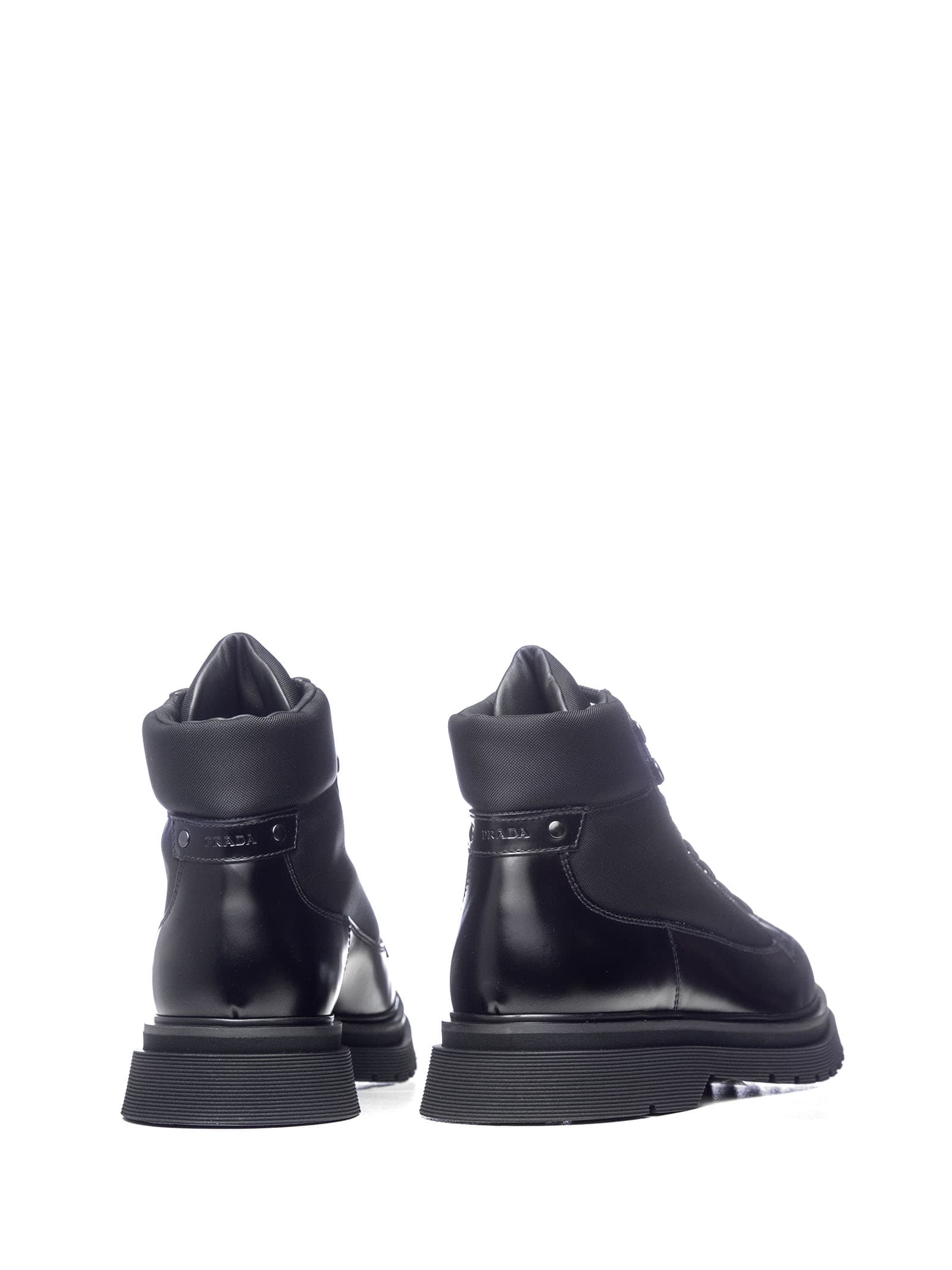 prada lace up boots