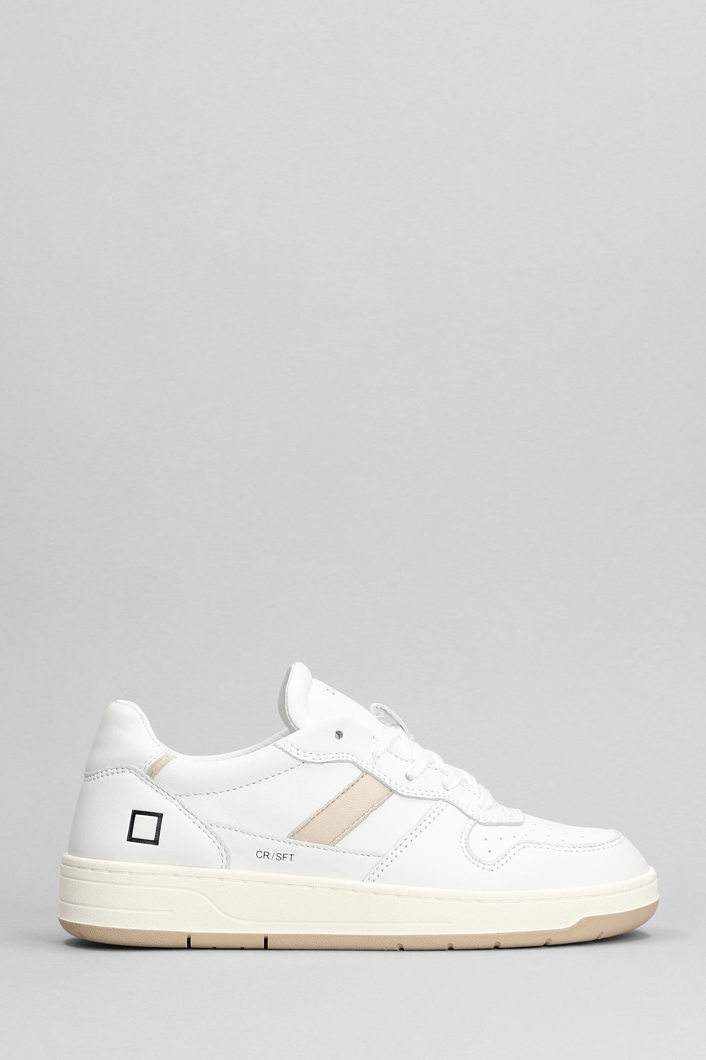 Court 2.0 Sneakers In White Leather D.A.T.E.
