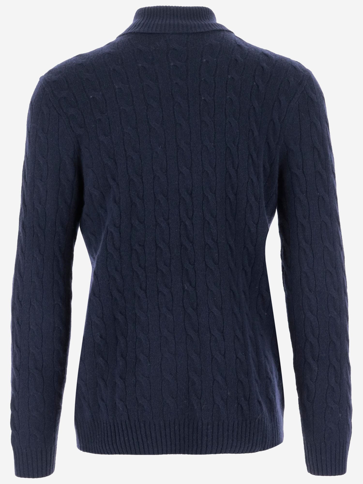 Shop Polo Ralph Lauren Wool And Cashmere Pullover In Blue