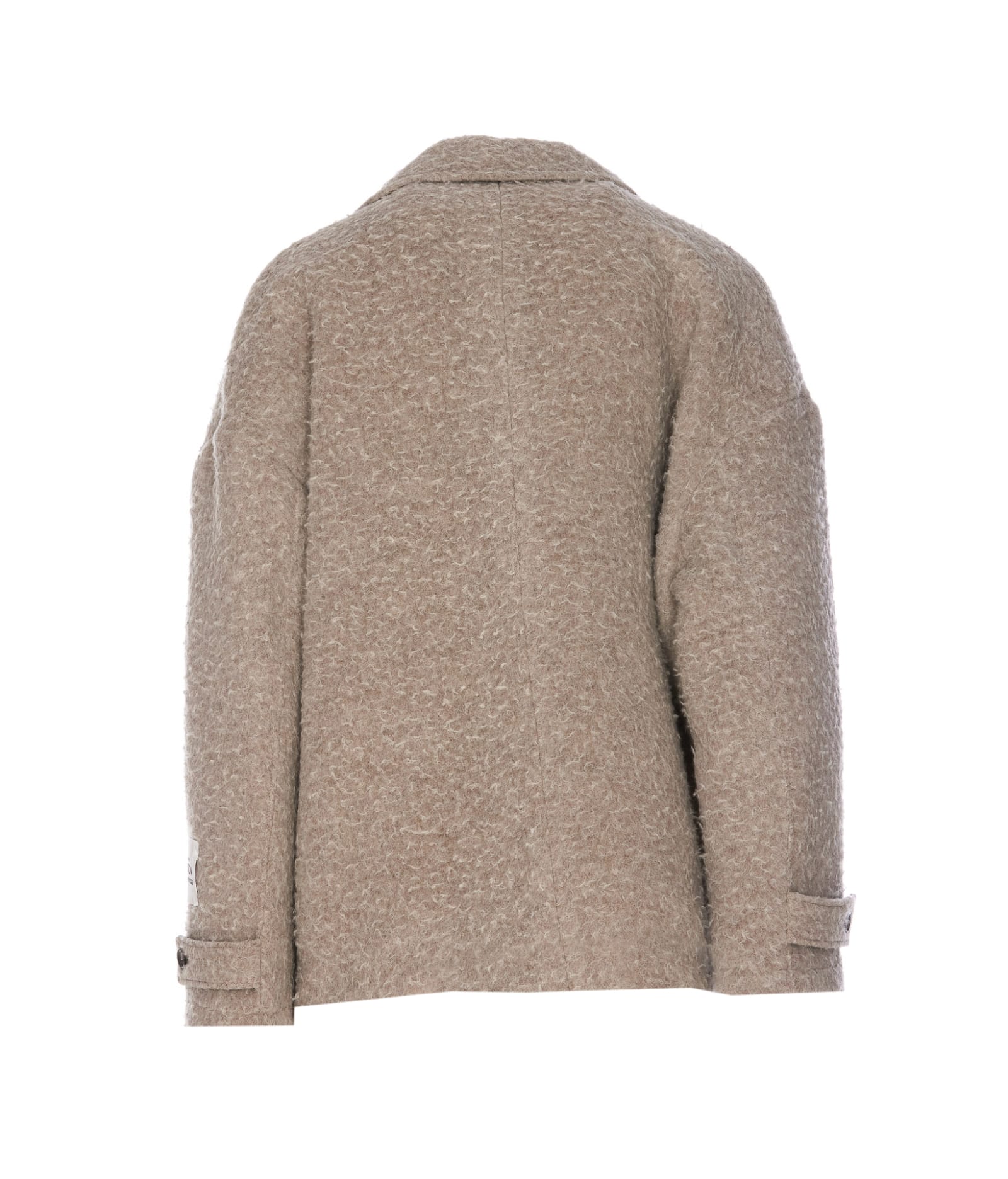 Shop Dolce & Gabbana Double Breast Caban In Beige
