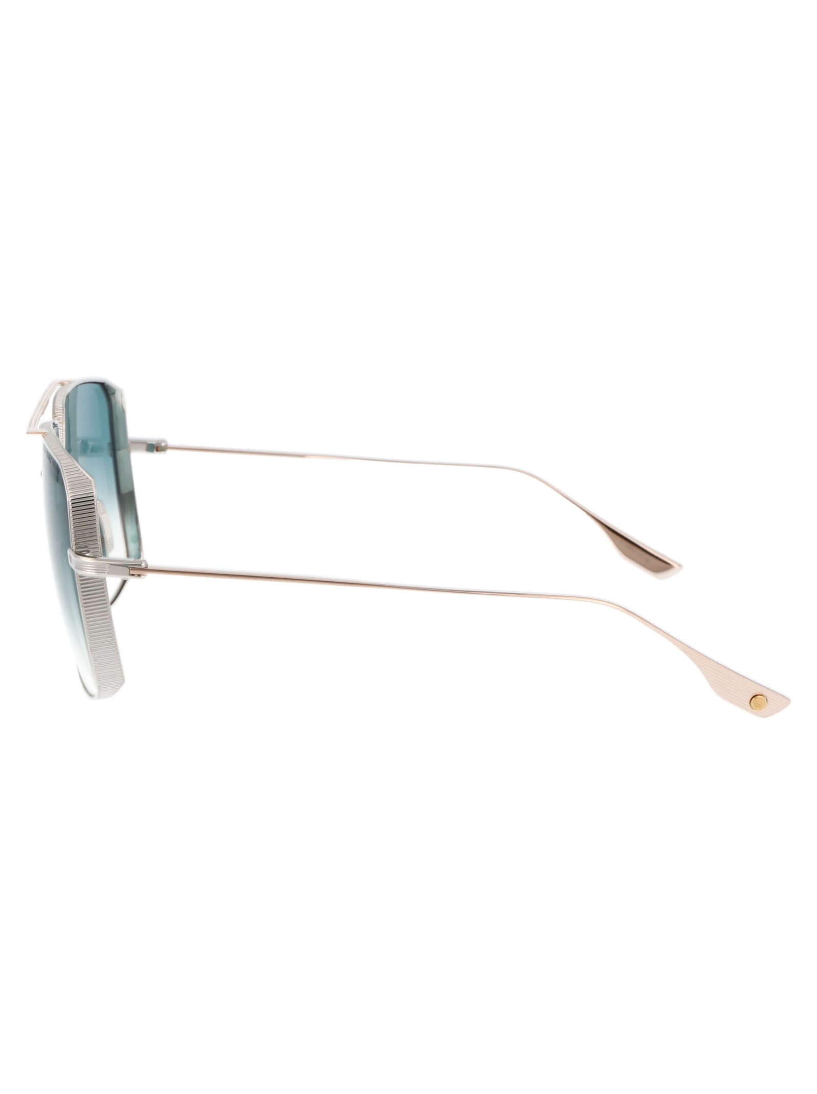 Shop Dita Dubsystem Sunglasses In Silver - Rose Gold