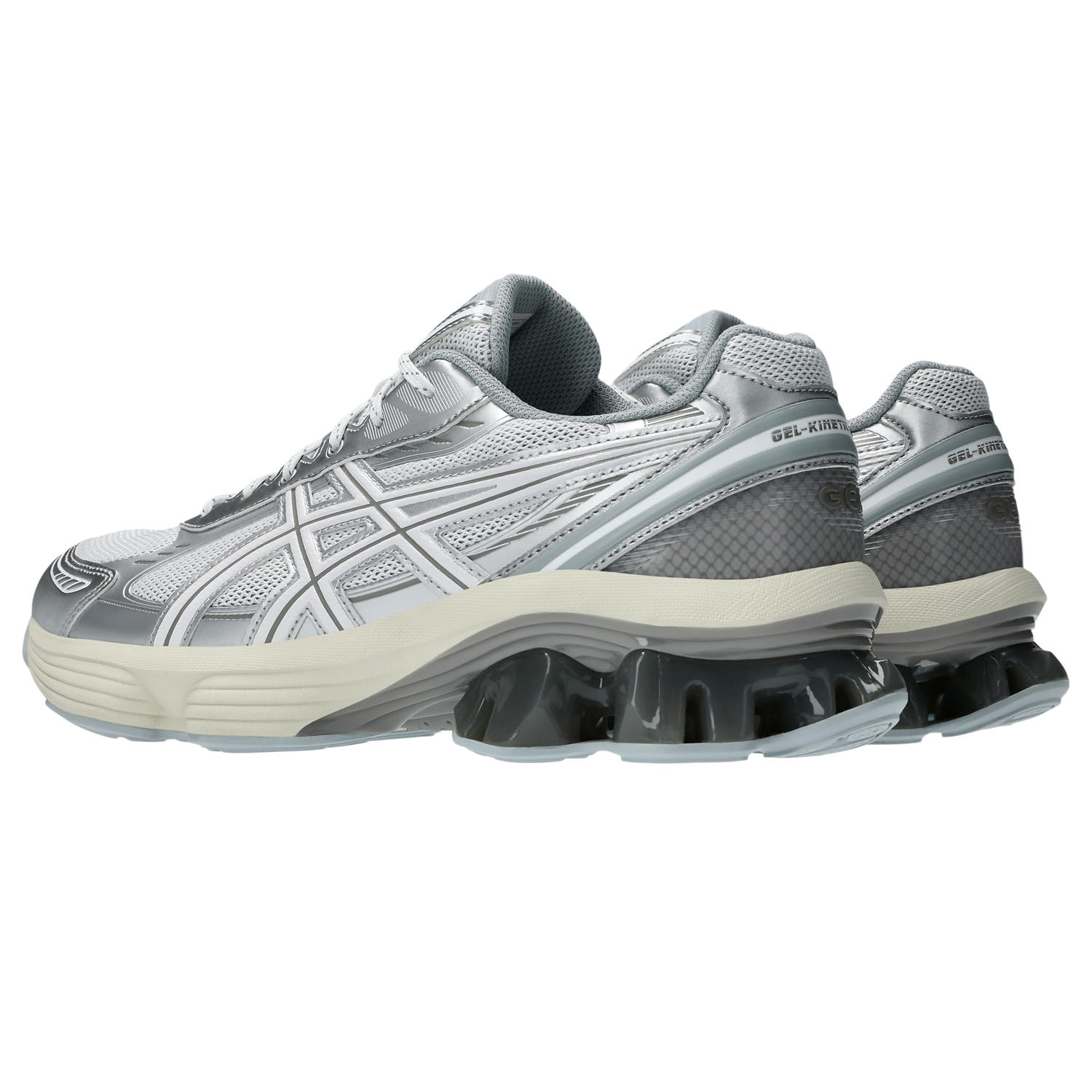 Asics Eco-conscious Sneakers With Advanced Scutoid Gel Technology In Gray