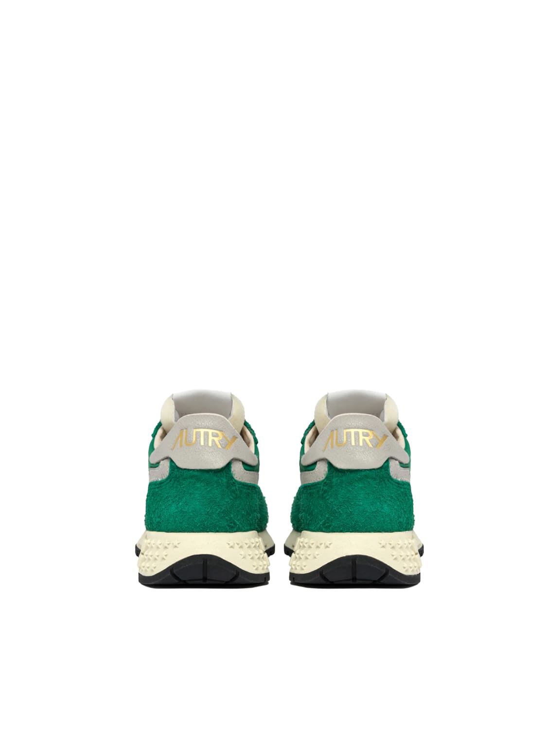 Shop Autry Basketball Reelwind Sneakers In Bianco+verde