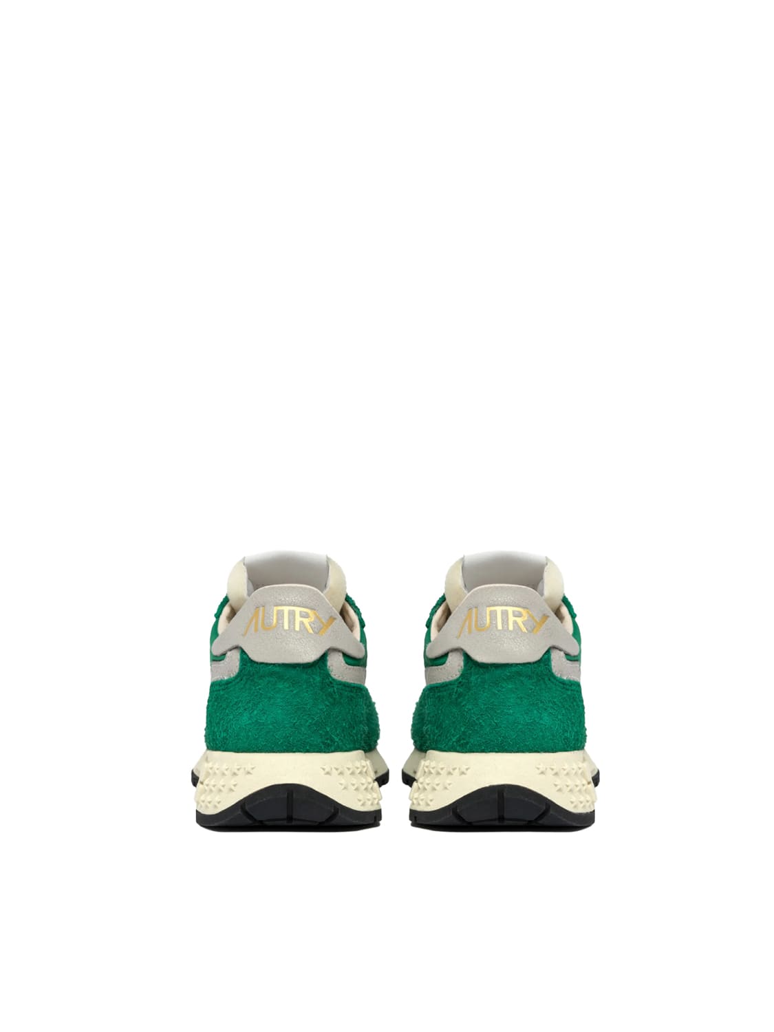 Autry Reelwind Panelled Sneakers In Green