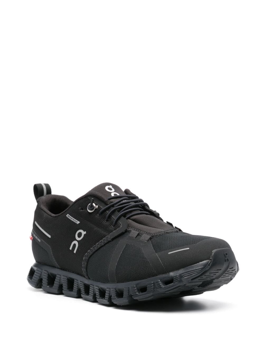 Shop On Cloud 5 Waterproof Sneakers In All Black