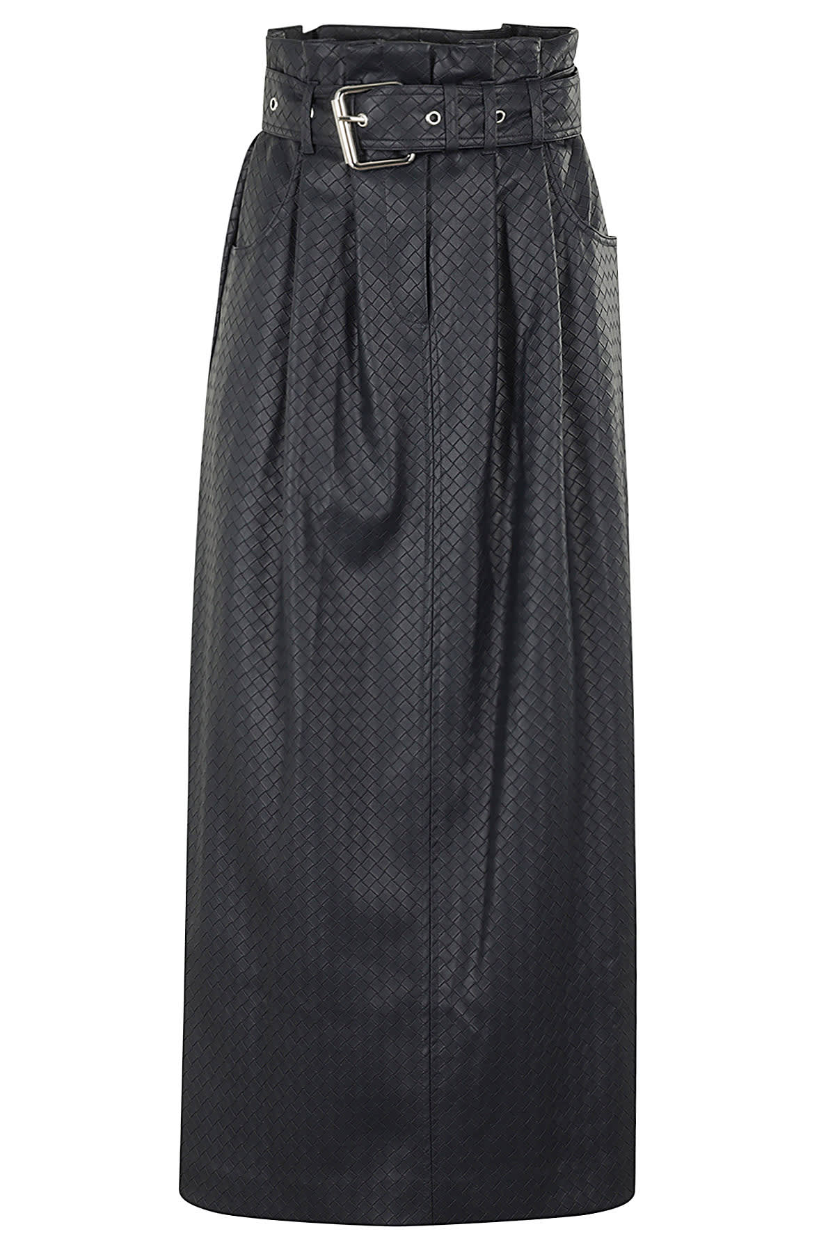 Shop Rotate Birger Christensen Midi Paper Waist Skirt