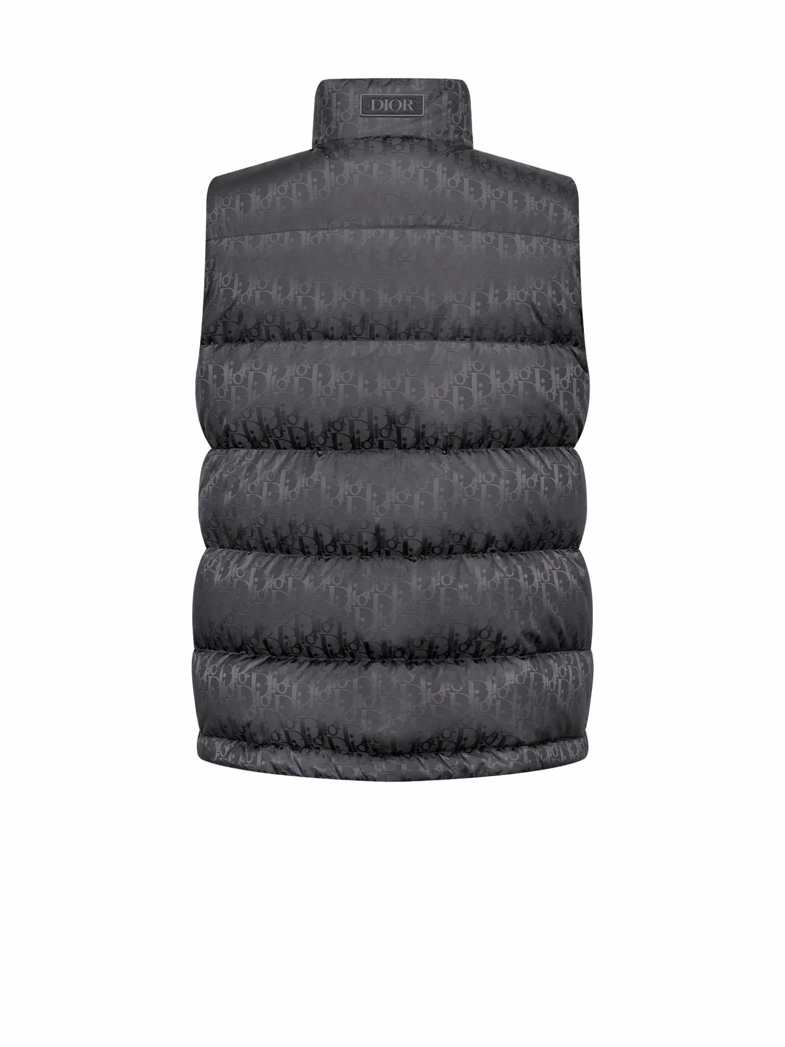 Shop Dior Vest In Grey