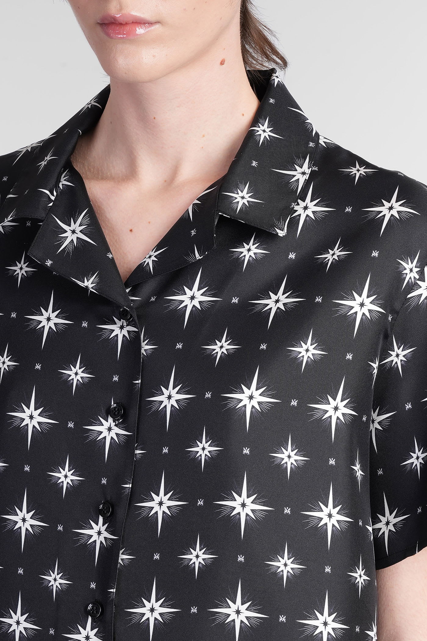 Amiri Starburst Shirt In Black
