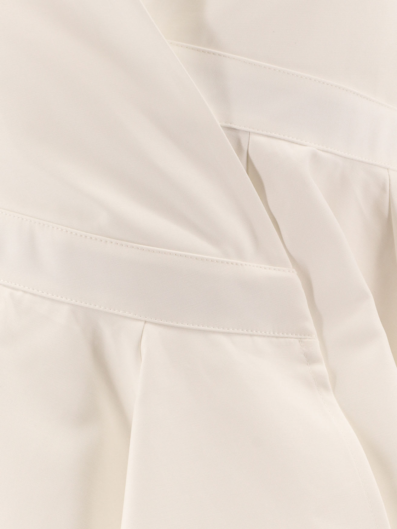 Shop Alaïa Wrap Dress In White
