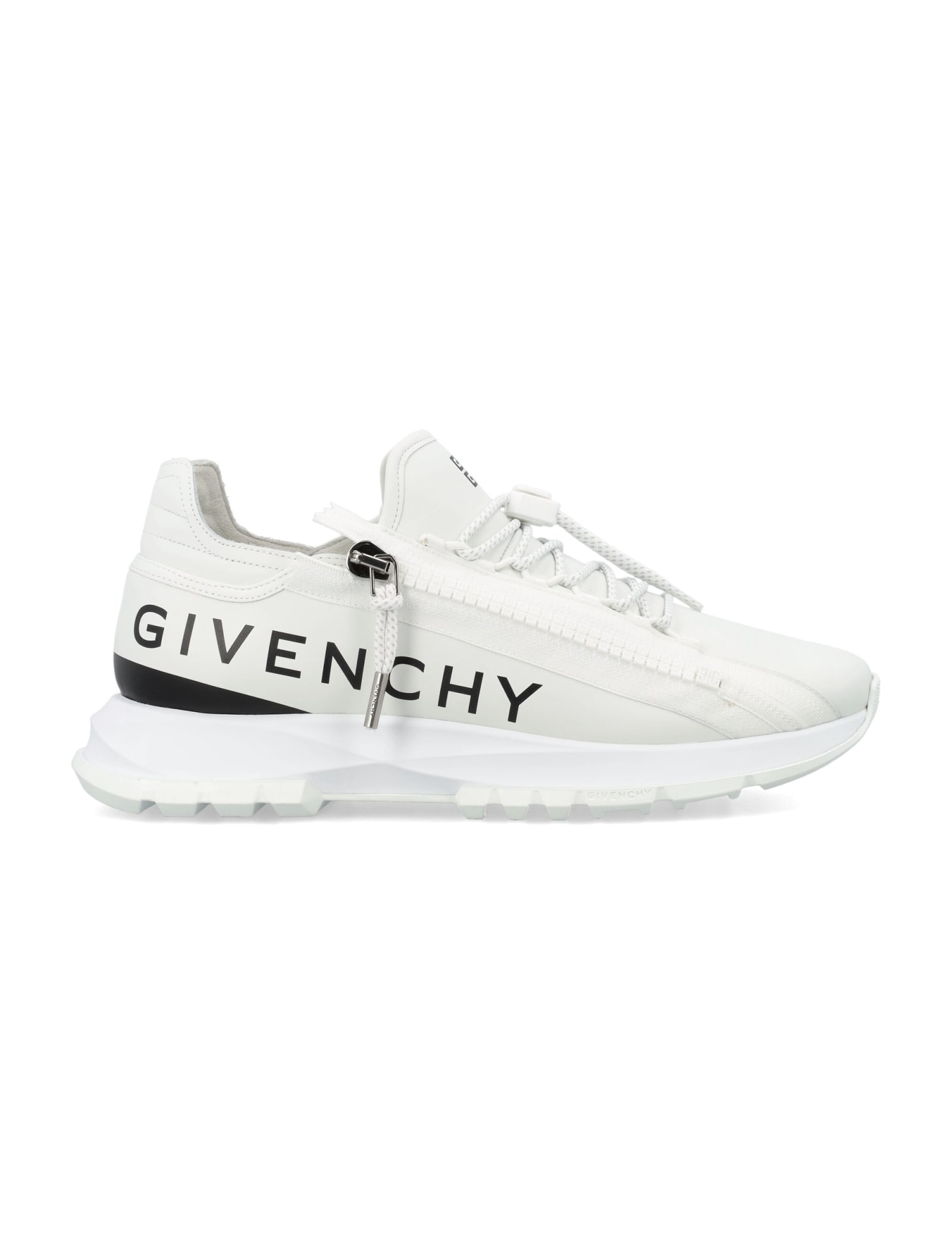 GIVENCHY SPECTRE RUNNER SNEAKERS IN LEATHER WITH ZIP