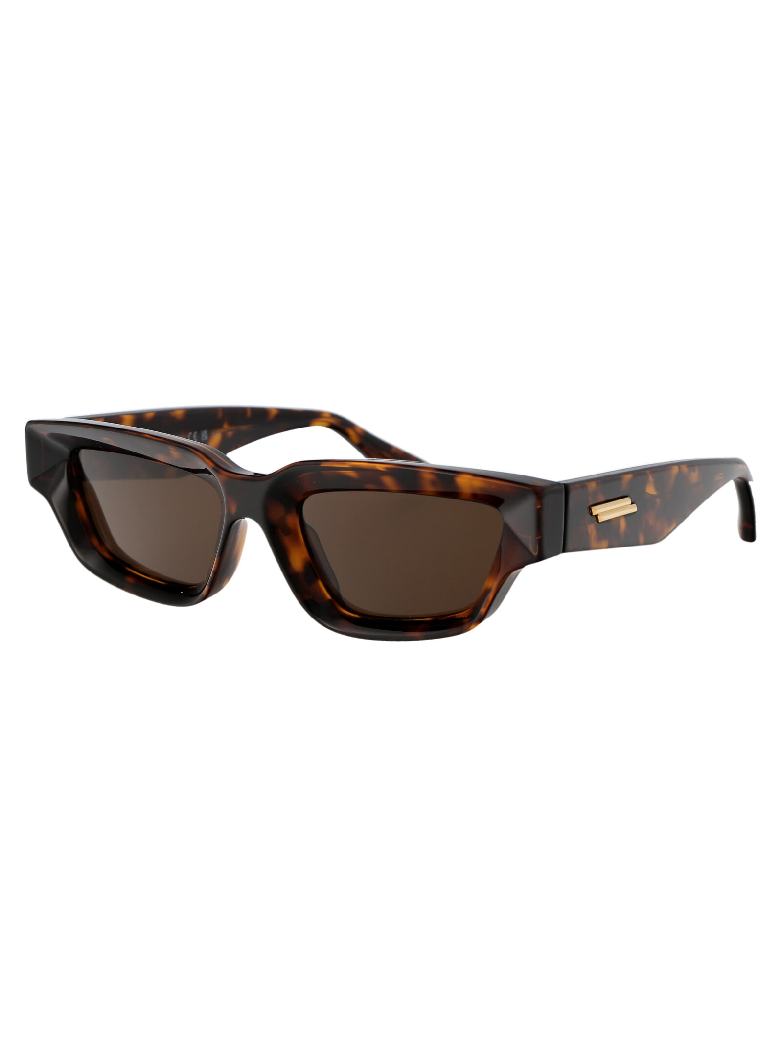 Shop Bottega Veneta Bv1250s Sunglasses In 002 Havana Havana Brown