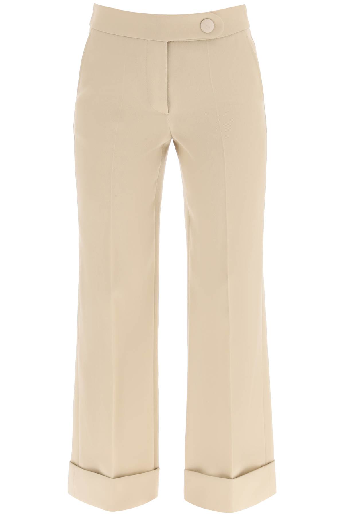 Lanvin Cropped Wool Trousers