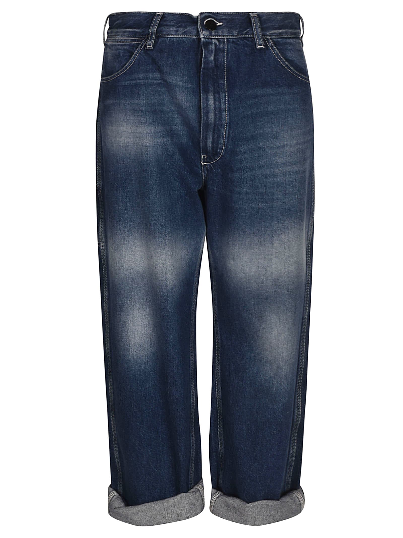 PeppinoPeppino Stone Wash Effect Cropped Jeans