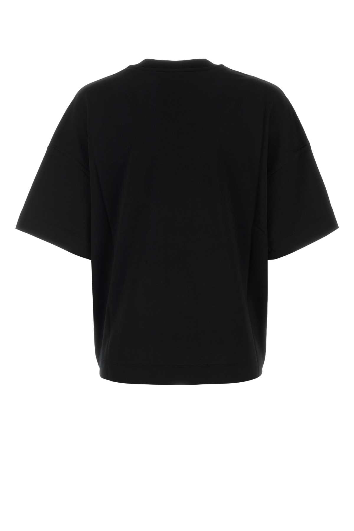 Alexander Mcqueen Black Cotton Oversize T-shirt