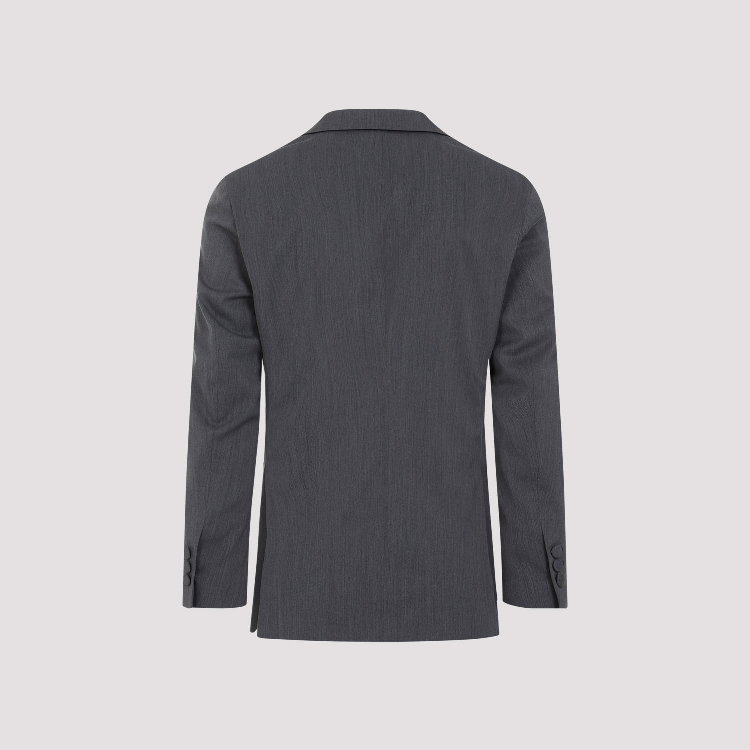 Shop Palm Angels Monogram Pocket Blazer In Light Grey