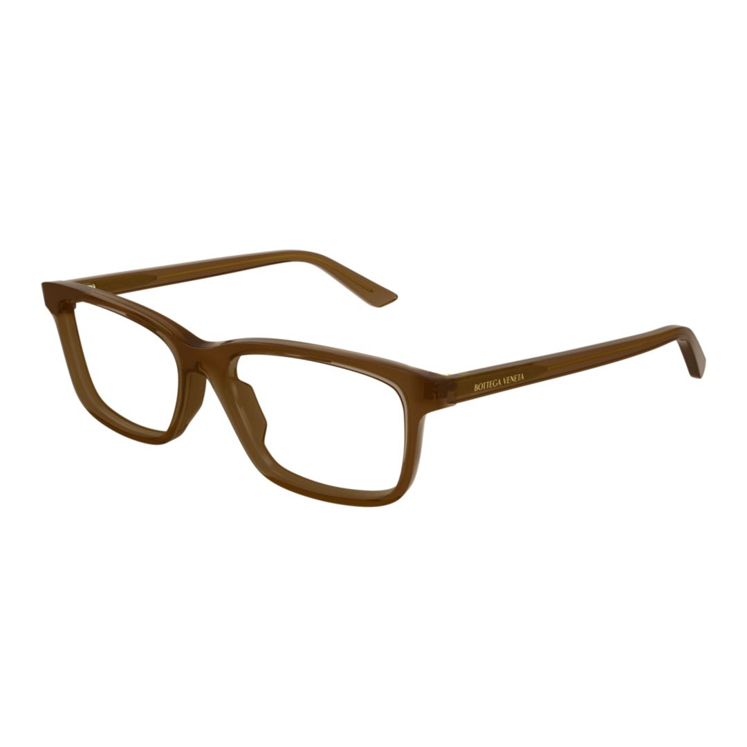 Bottega Veneta Eyeglasses In Brown-brown-transparent