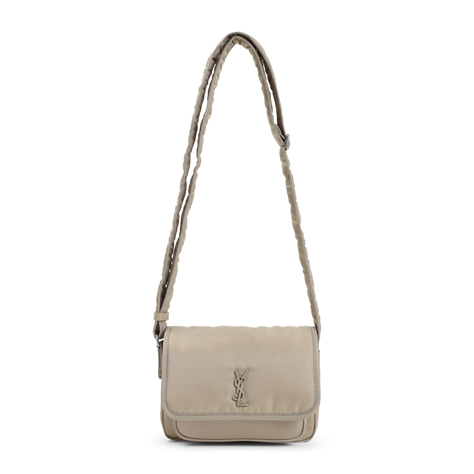 Saint Laurent Niki S Shoulder Bag In Gray