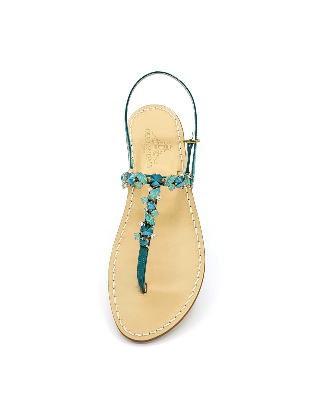 Procida Mint Jewel Sandals